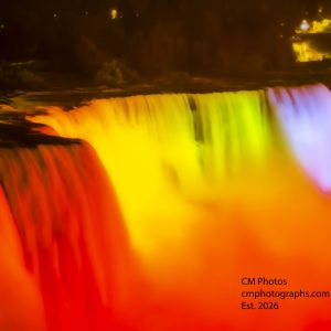 Niagara Falls At Night